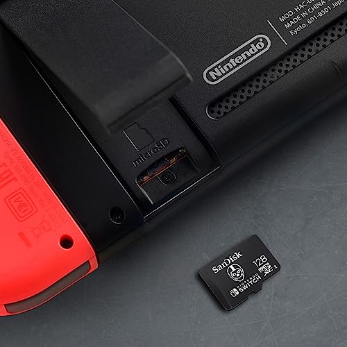 SanDisk Tarjeta microSD 128GB para Nintendo Switch Fortnite Skull | Velocidad 100 MB/s | Compatible_switchLiteOLED